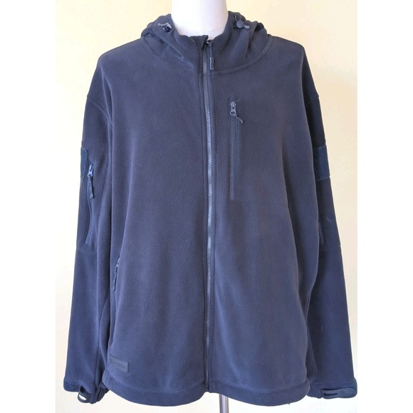 US Navy Other - Baerskin Tactical Fleece Tactical Hoodie 4.0 3XL Navy Full Zip Hood Multi Pocket